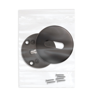 Накладка Fuaro (Фуаро) на сувальдный замок ESC.S-auto.RLR/R.486 BL-24 черный (1шт.)