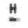 Петля Armadillo (Армадилло) скрытой установки U3D6000 CP (11160UN3D) хром