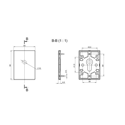 Накладка Fuaro (Фуаро) на шток цилиндра ESC.O.RL/K.486 (ESC 486-O RL) BL черный (1шт.)