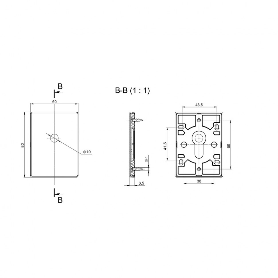 Накладка Fuaro (Фуаро) на шток цилиндра ESC.O.RL/K.486 (ESC 486-O RL) BL черный (1шт.)