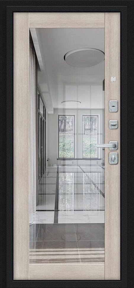 Флэш МФ/BChrome Букле черное/Cappuccino Melinga