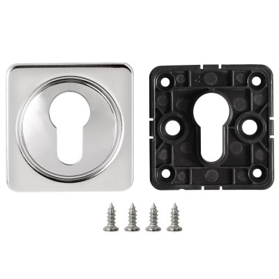 Накладка Fuaro (Фуаро) на цилиндр ESC.C.MSC/K.62 CP-8 хром (1 шт.)