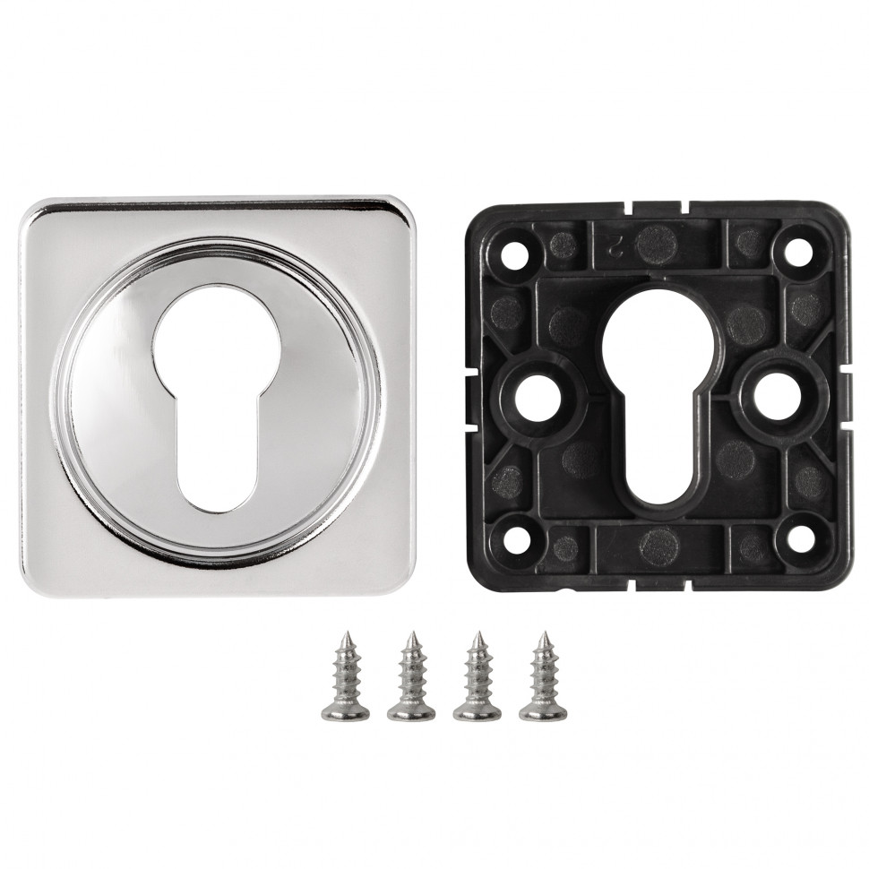 Накладка Fuaro (Фуаро) на цилиндр ESC.C.MSC/K.62 CP-8 хром (1 шт.)