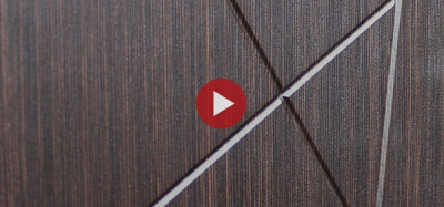 Стальная дверь "Вектор" с зеркалом