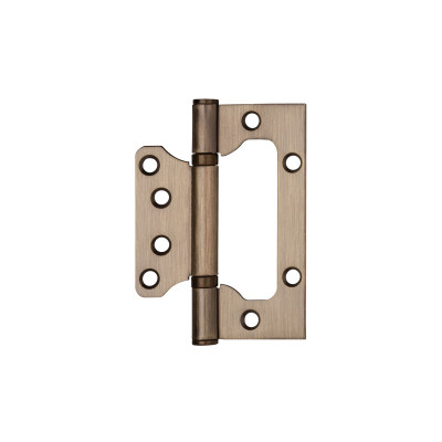 Петля Ajax (Аякс) универсальная без врезки IN4000W AB (100/P-2B 100x2,3) бронза