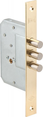 Замок Kale kilit (Кале килит) врезной крестообразный 189/3MF (45 mm) (латунь), 5 кл.