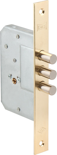 Замок Kale kilit (Кале килит) врезной крестообразный 189/3MF (45 mm) (латунь), 5 кл.