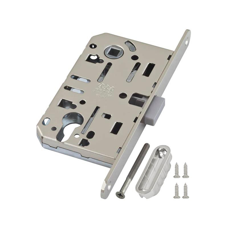 Корпус AGB (АГБ) замка магнит. под цил. MEDIANA POLARIS B06103.50.06.567 с отв. планкой B02402.05 (ник)