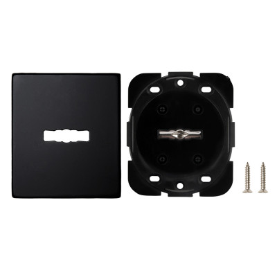 Накладка Armadillo (Армадилло) на сувальдный замок ESC.S-auto.USS/K (PS Protector/USS) BPVD вороненый никель