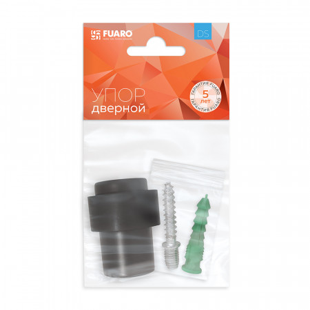 Упор Fuaro (Фуаро) дверной напольный STOPPER/14 (DS-14 ) BL-24 черный