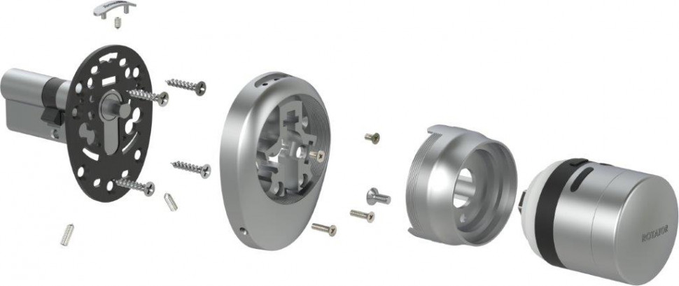 Электронный Armadillo (Армадилло) замок ROTATOR EL.RT01.01 SG матовое золото