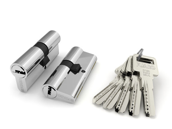 Цилиндровый Fuaro (Фуаро) механизм (R600/90) R6000Key90(50+10+30)-BL CP хром /блистер 5Key