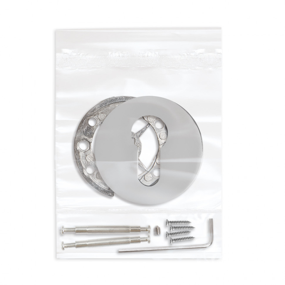 Накладка Fuaro (Фуаро) на цилиндр ESC.C.RLR/R.486 CP-8 хром (1 шт.)