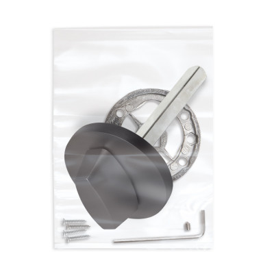 Ручка Fuaro (Фуаро) поворотная BKW8x75.R.RLR52 GR-23 графит