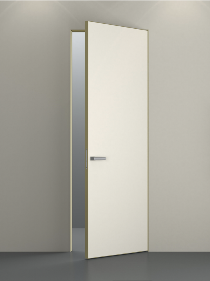 Скрытая дверь наружнего открывания кромка ALL GOLD