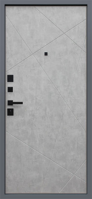 Стальная дверь "Дуэт Б"