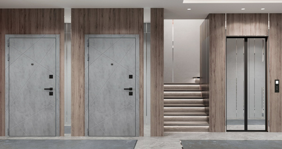 Стальная дверь "Дуэт Б"