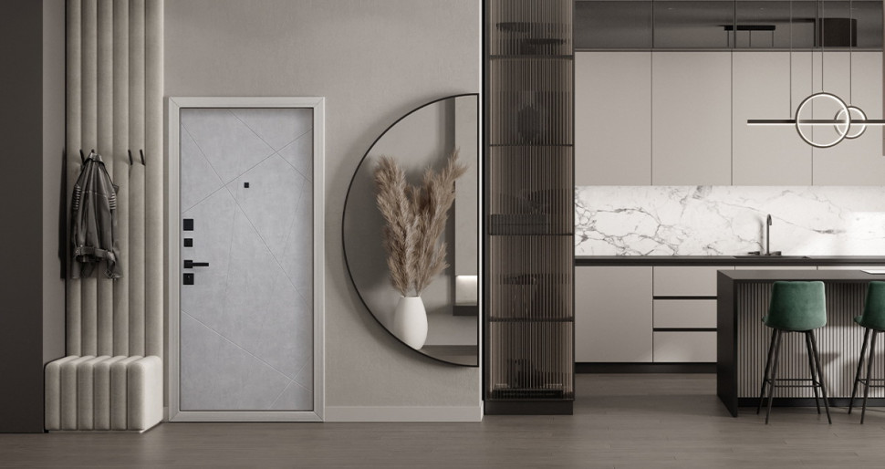 Стальная дверь "Дуэт Б"