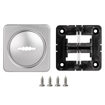 Накладка Fuaro (Фуаро) на сувальдный замок ESC.S-auto.MSC/K.62 с авт.шторками SSC-16 сатинированный хром (1шт.)