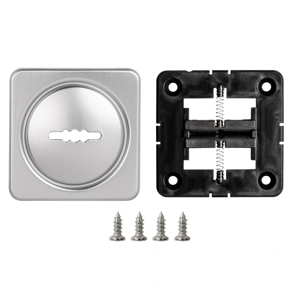 Накладка Fuaro (Фуаро) на сувальдный замок ESC.S-auto.MSC/K.62 с авт.шторками SSC-16 сатинированный хром (1шт.)