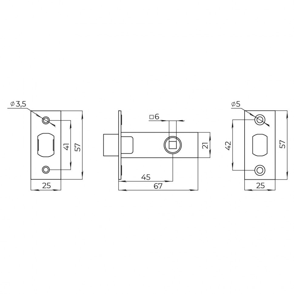 Задвижка Ajax (Аякс) врезная METDF-45 (DF-45) GR графит