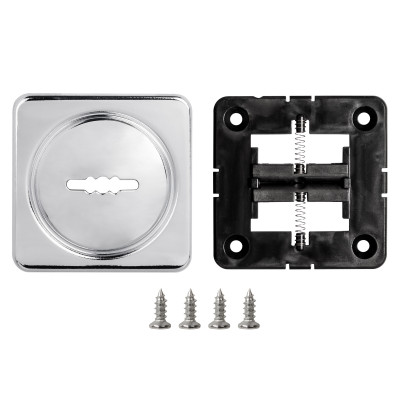 Накладка Fuaro (Фуаро) на сувальдный замок ESC.S-auto.MSC/K.62 с авт.шторками CP-8 хром (1шт.)