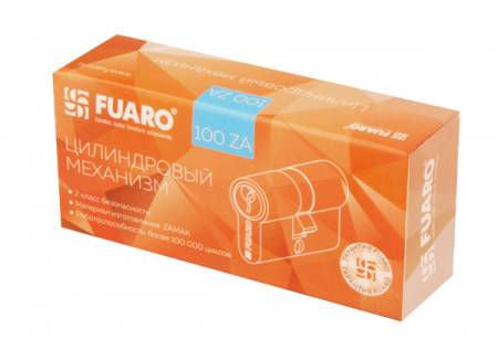 Цилиндровый Fuaro (Фуаро) механизм (100 ZA/70) 1000ZAKey70(30+10+30) CP хром 5Key