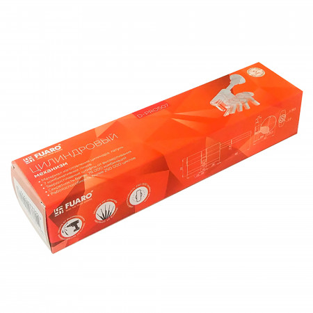 Цилиндровый Fuaro (Фуаро) механизм (D-PRO507/100) D-PRO5007Tang100(65+10+25) CP хром 5Key со штоком