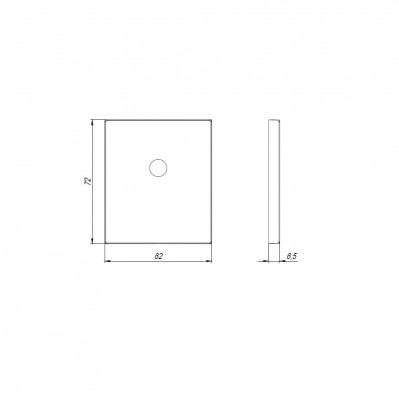 Накладка Armadillo (Армадилло) на шток цилиндра ESC.O.USS/K (BK Protector/USS) SN матовый никель