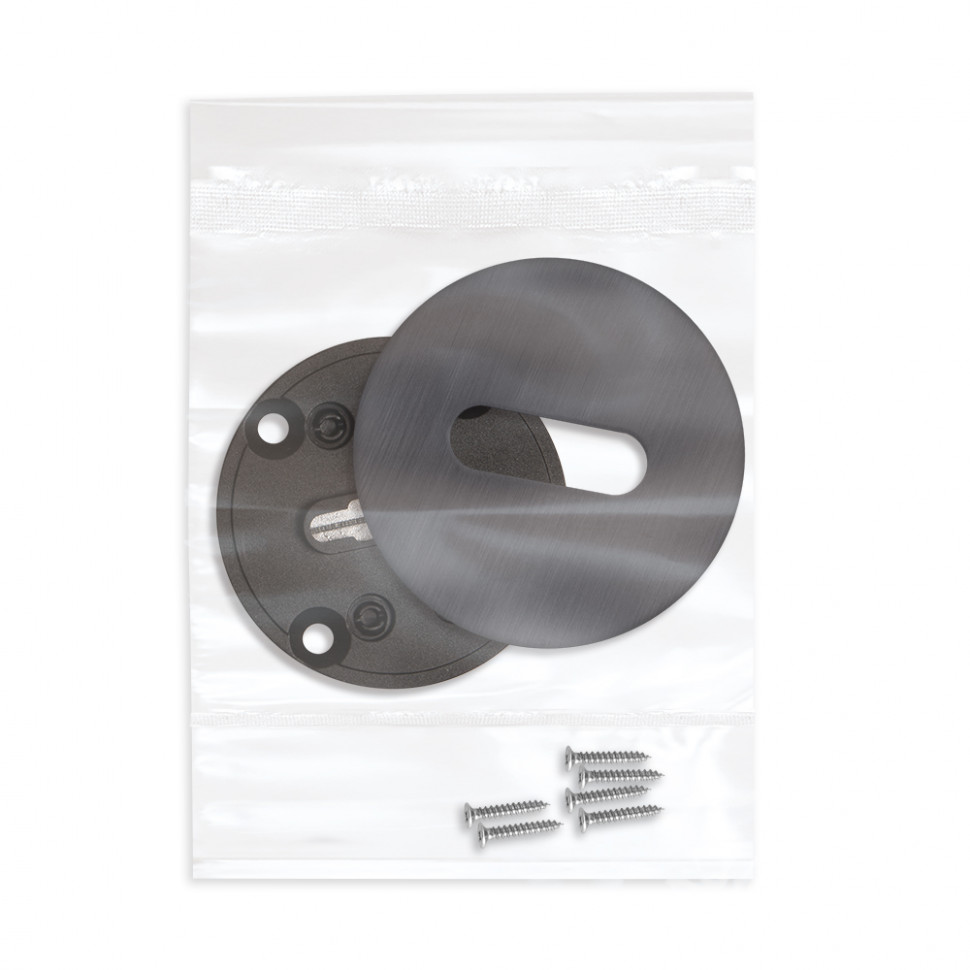 Накладка Fuaro (Фуаро) на сувальдный замок ESC.S-auto.RLR/R.486 GR-23 графит (1шт.)