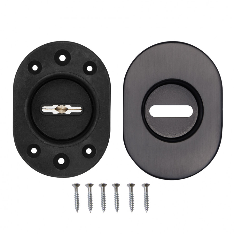 Накладка Fuaro (Фуаро) на сувальдный замок ESC.S-auto.RLR/R.486 GR-23 графит (1шт.)