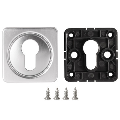 Накладка Fuaro (Фуаро) на цилиндр ESC.C.MSC/K.62 SSC-16 сатинированный хром (1 шт.)