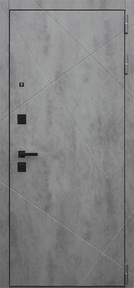 Стальная дверь "Дуэт Б" с зеркалом