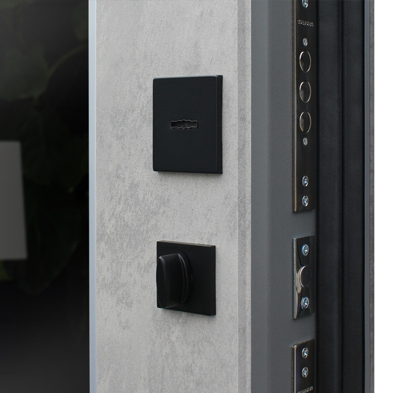 Стальная дверь "Дуэт Б" с зеркалом