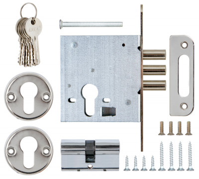 Замок Sam (Сам) врезной цилиндровый ЗВ1-2/11, 5 кл. /89400/