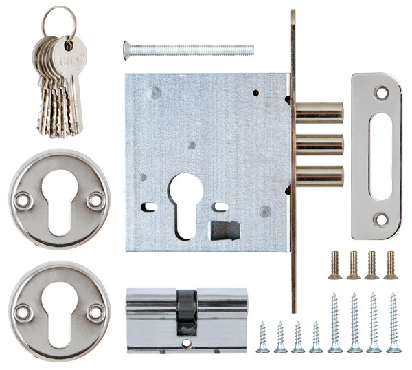 Замок Sam (Сам) врезной цилиндровый ЗВ1-2/11, 5 кл. /89400/