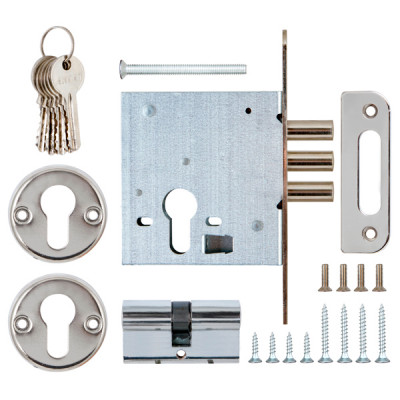 Замок Sam (Сам) врезной цилиндровый ЗВ1-2/11, 5 кл. /89400/