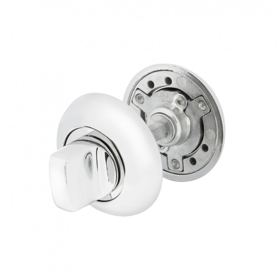 Ручка поворотная Ajax (Аякс) с фиксацией ключом BK6.FIX.JR CP-8 хром