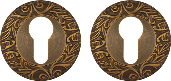 Накладка Fuaro (Фуаро) под цилиндр ET.R.SM58 (ET SM) AB-7 матовая бронза