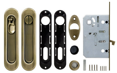 Набор Armadillo (Армадилло) для раздвижных дверей SH.LD152.KIT011-BK (SH011-BK) AB-7 бронза