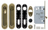 Набор Armadillo (Армадилло) для раздвижных дверей SH.LD152.KIT011-BK (SH011-BK) AB-7 бронза