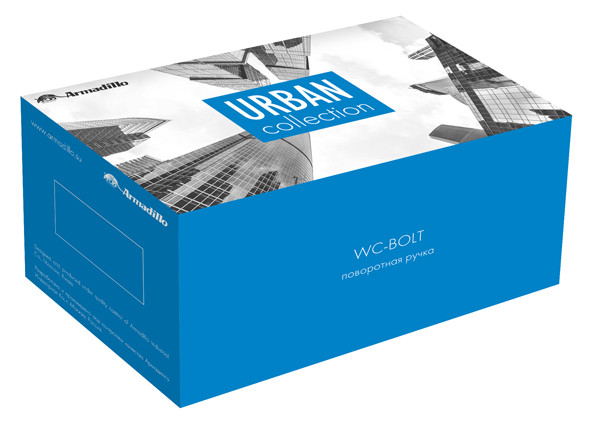 Ручка Armadillo (Армадилло) поворотная BKW8.R.URB52 (BKW8/URB) MWSC-33 итальянский тисненый