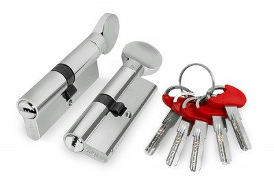 Цилиндровый Fuaro (Фуаро) механизм (D-PRO502/70) D-PRO5002Knob70(30+10+30) CP хром 5Key