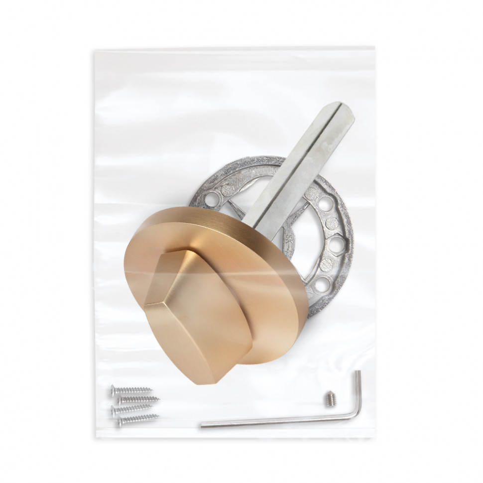 Ручка Fuaro (Фуаро) поворотная BKW8x75.R.RLR52 SSG-39 сатинированное золото