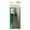 Петля Ajax (Аякс) универсальная без врезки IN4000W GR (100/P-2B 100x2,3) графит