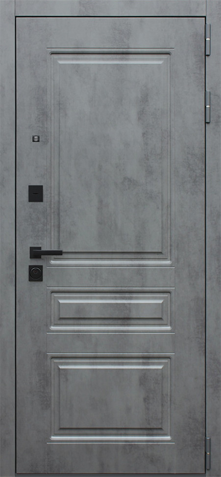 Стальная дверь "Лира" с зеркалом