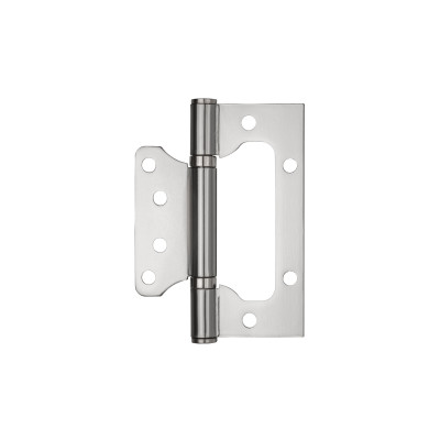 Петля Ajax (Аякс) универсальная без врезки IN4000W SSC (100/P-2B 100x2,3) сатин.хром