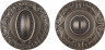 Ручка Fuaro (Фуаро) поворотная BK6.R.SM58 (BK6 SM) MAB-6 темная бронза