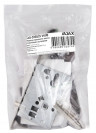 Корпус Ajax (Аякс) врезного замка с ручками на планке KIT А7-5555/3 W/B MOS