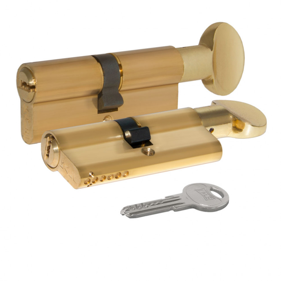 Цилиндровый механизм Kale kilit (Кале килит) с вертушкой 164 SM/80 (30+10+40) mm латунь 5 кл.